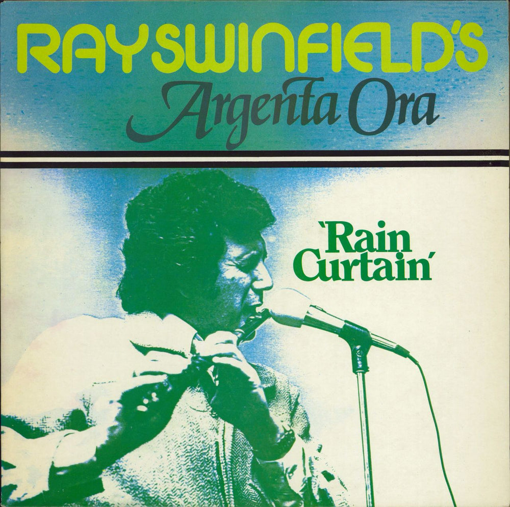 Ray Swinfield Rain Curtain - Autographed UK vinyl LP album (LP record) N132