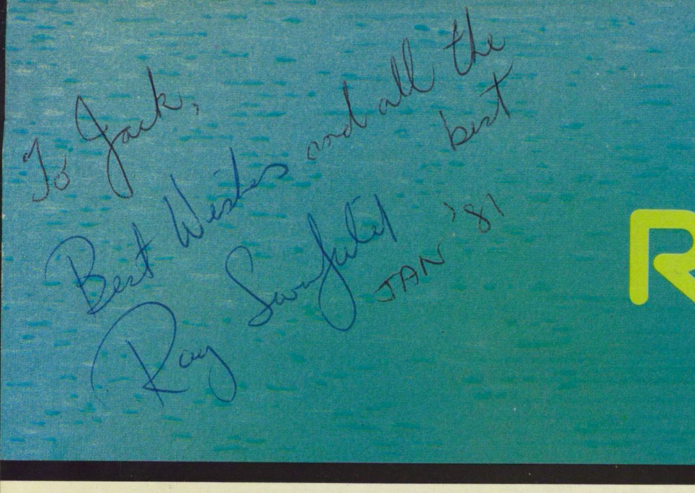 Ray Swinfield Rain Curtain - Autographed UK vinyl LP album (LP record) RS6LPRA776518