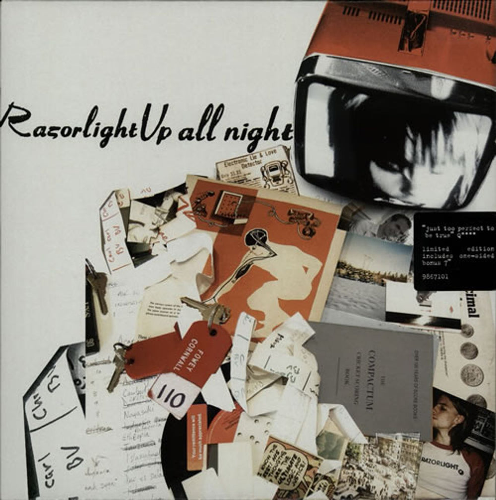 Razorlight Up All Night + 7" UK vinyl LP album (LP record) 9867101