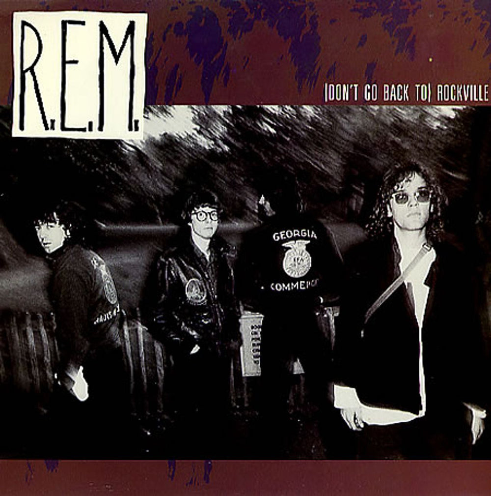 REM (Don't Go Back To) Rockville UK 7" vinyl single (7 inch record / 45) IRS107