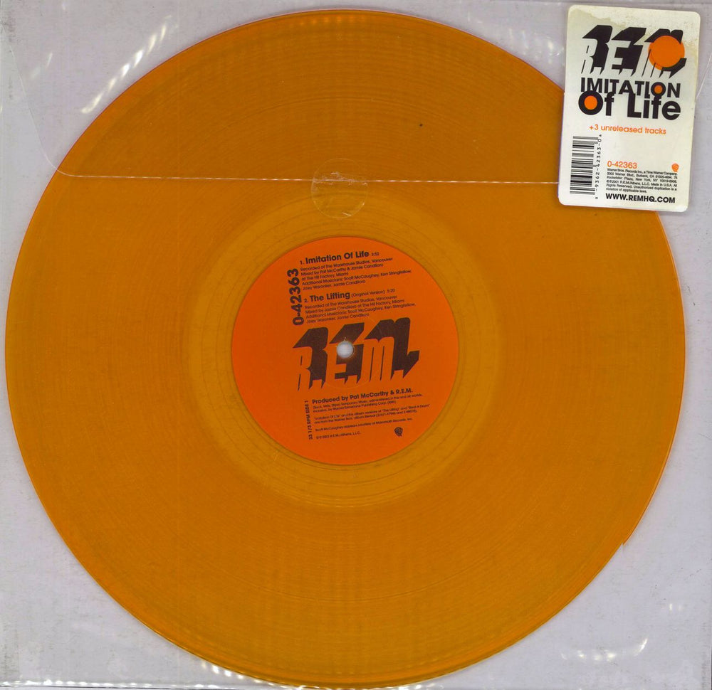 REM Imitation Of Life US 12" vinyl single (12 inch record / Maxi-single) 042363