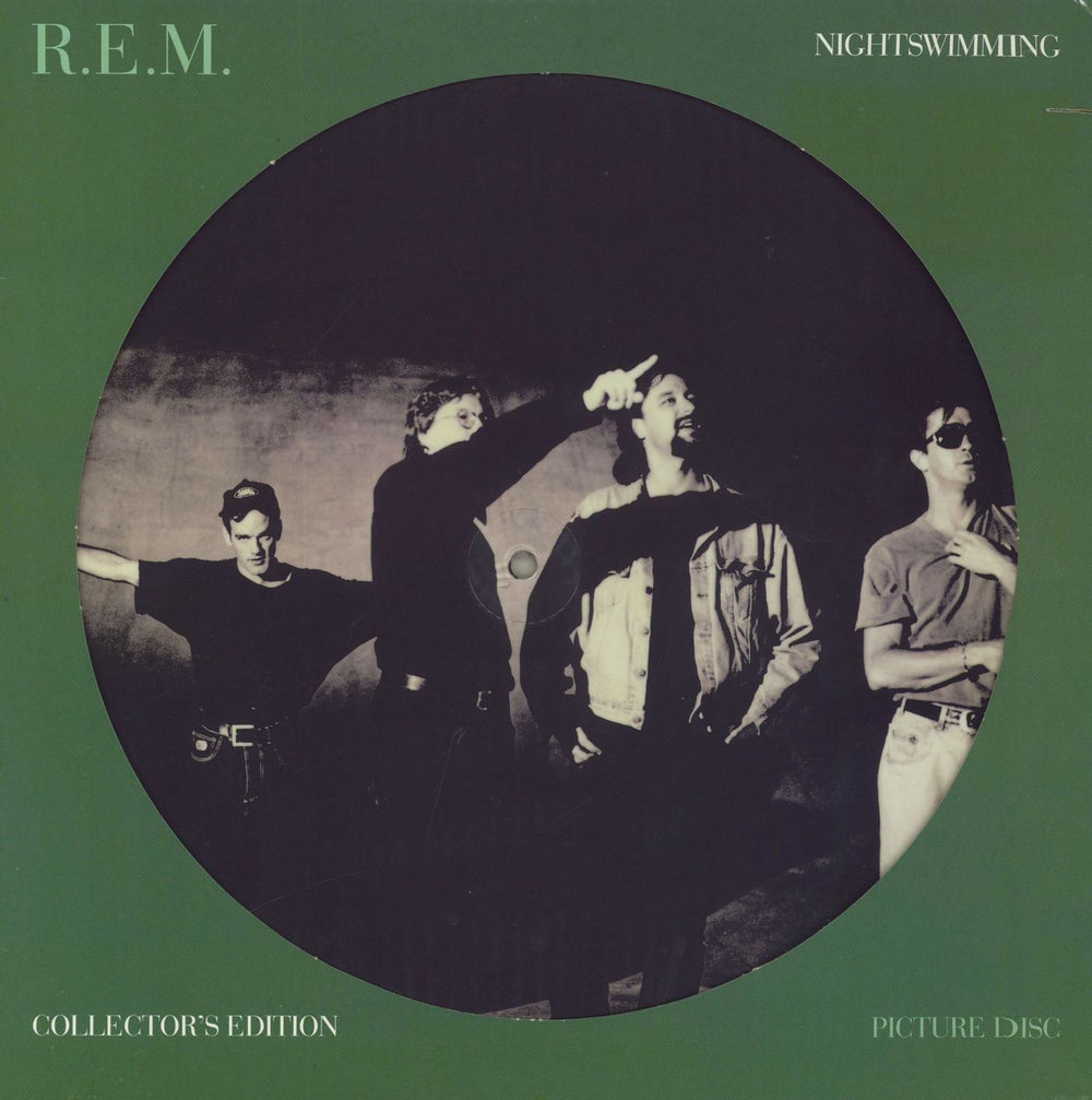 REM Nightswimming - EX UK 12" vinyl picture disc (12 inch picture record) W0184TP