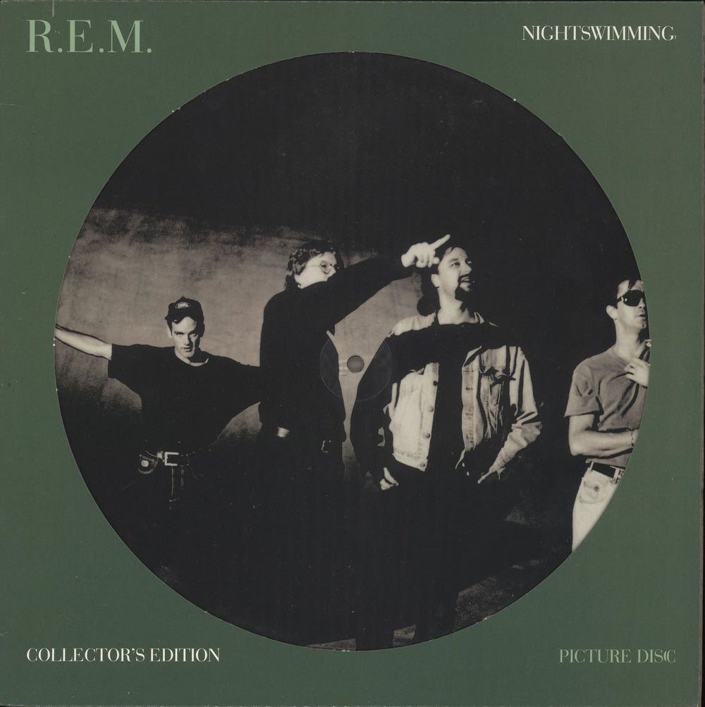 REM Nightswimming UK 12" vinyl picture disc (12 inch picture record) W0184TP