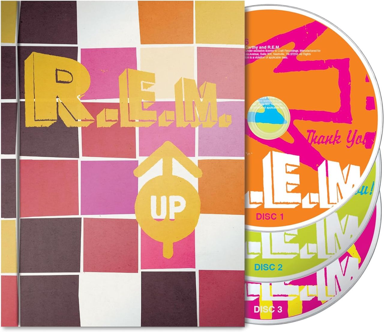 REM Up 25th Anniversary Deluxe Edition 2CD + 1 BluRay Sealed UK —