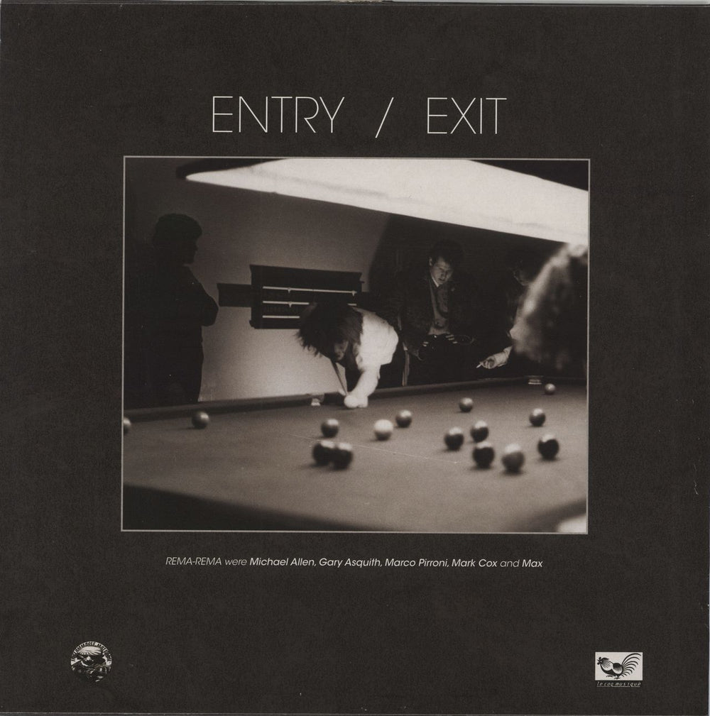 Rema-Rema Entry / Exit UK 12" vinyl single (12 inch record / Maxi-single)