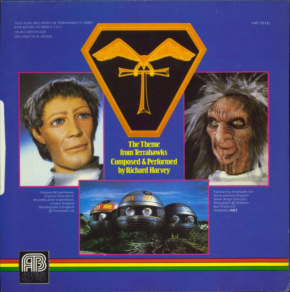 Richard Harvey The Theme From Terrahawks UK 12" vinyl single (12 inch record / Maxi-single)