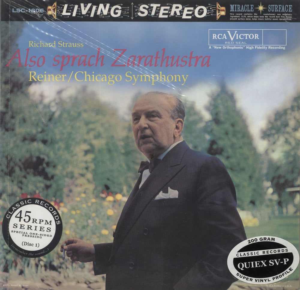 Richard Strauss Also Sprach Zarathustra - 200gram 45rpm US 4-LP vinyl album record set LSC-1806