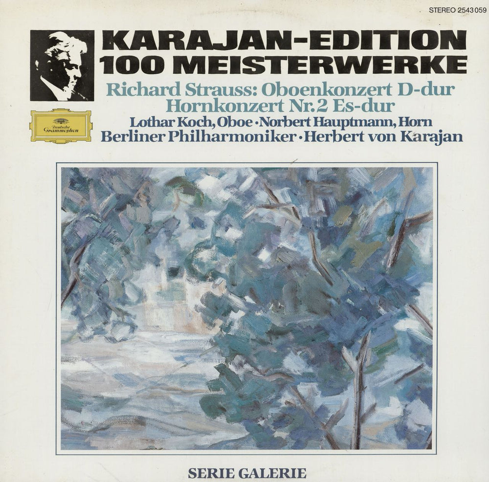 Richard Strauss Oboenkonzert D-Dur / Hornkonzert Nr.2 Es-Dur German vinyl LP album (LP record) 2543059