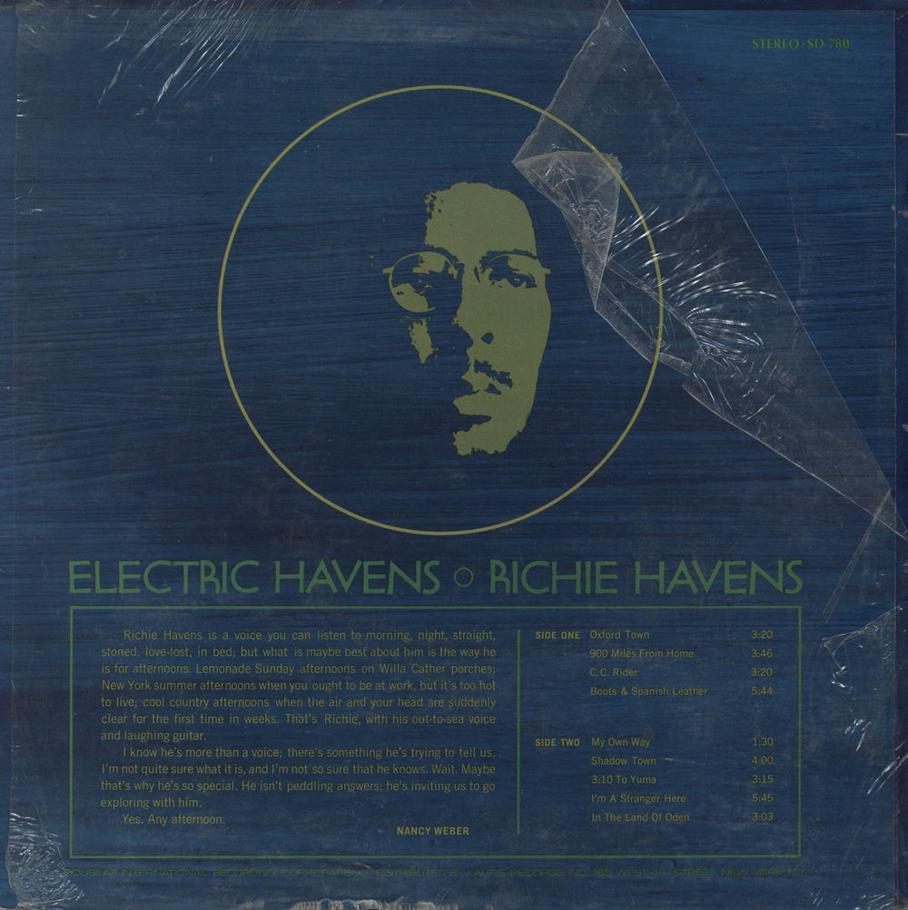 Richie Havens Electric Havens US vinyl LP album (LP record)