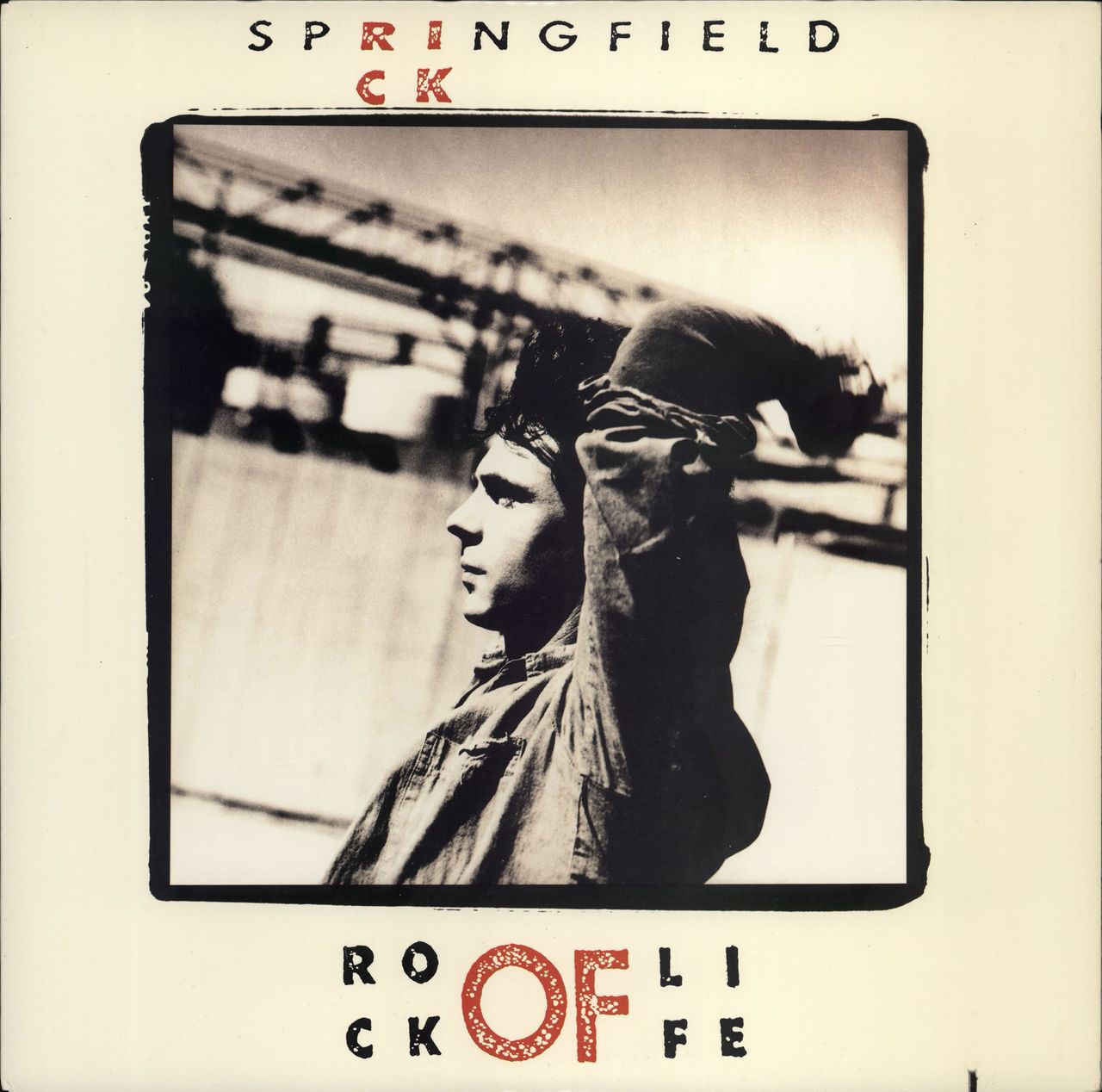 Rick Springfield Rock Of Life US vinyl LP album (LP record) 6620-1-R-B
