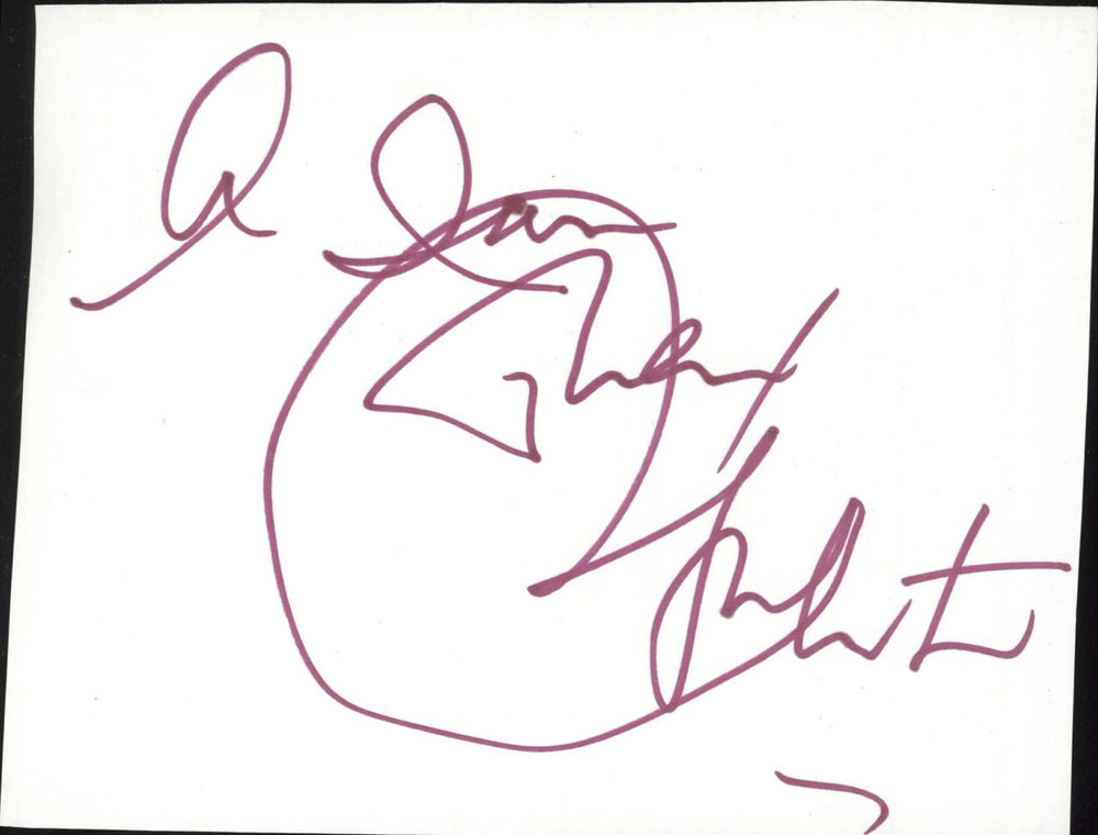 Ricky Martin Autograph UK memorabilia AUTOGRAPH