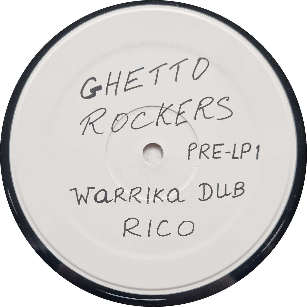 Rico Warrika Dub UK Promo Vinyl LP