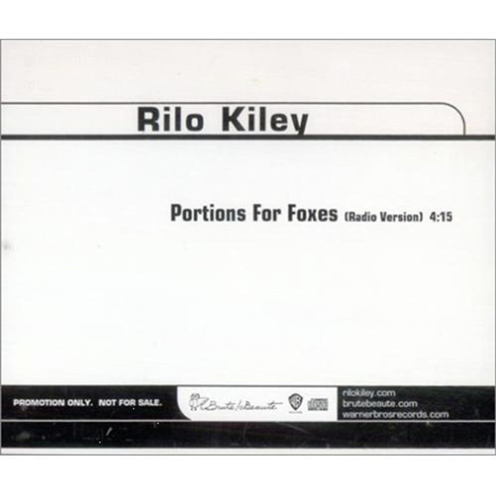 Rilo Kiley Portions For Foxes US Promo CD single (CD5 / 5") PRO-CDR-101527