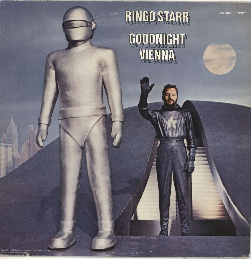 Ringo Starr Goodnight Vienna Japanese vinyl LP album (LP record) EAS-80095