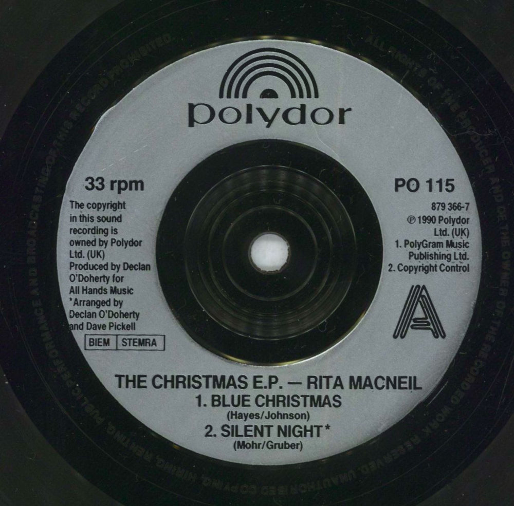 Rita MacNeil The Christmas E.P. UK 7" vinyl single (7 inch record / 45) 042287936672