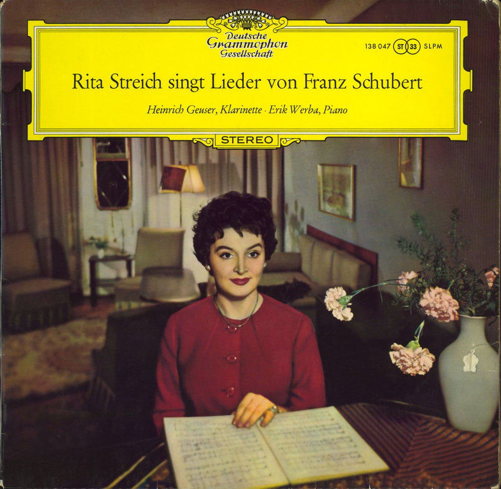 Rita Streich Sings Lieder of Franz Schubert German vinyl LP album (LP record) 138047