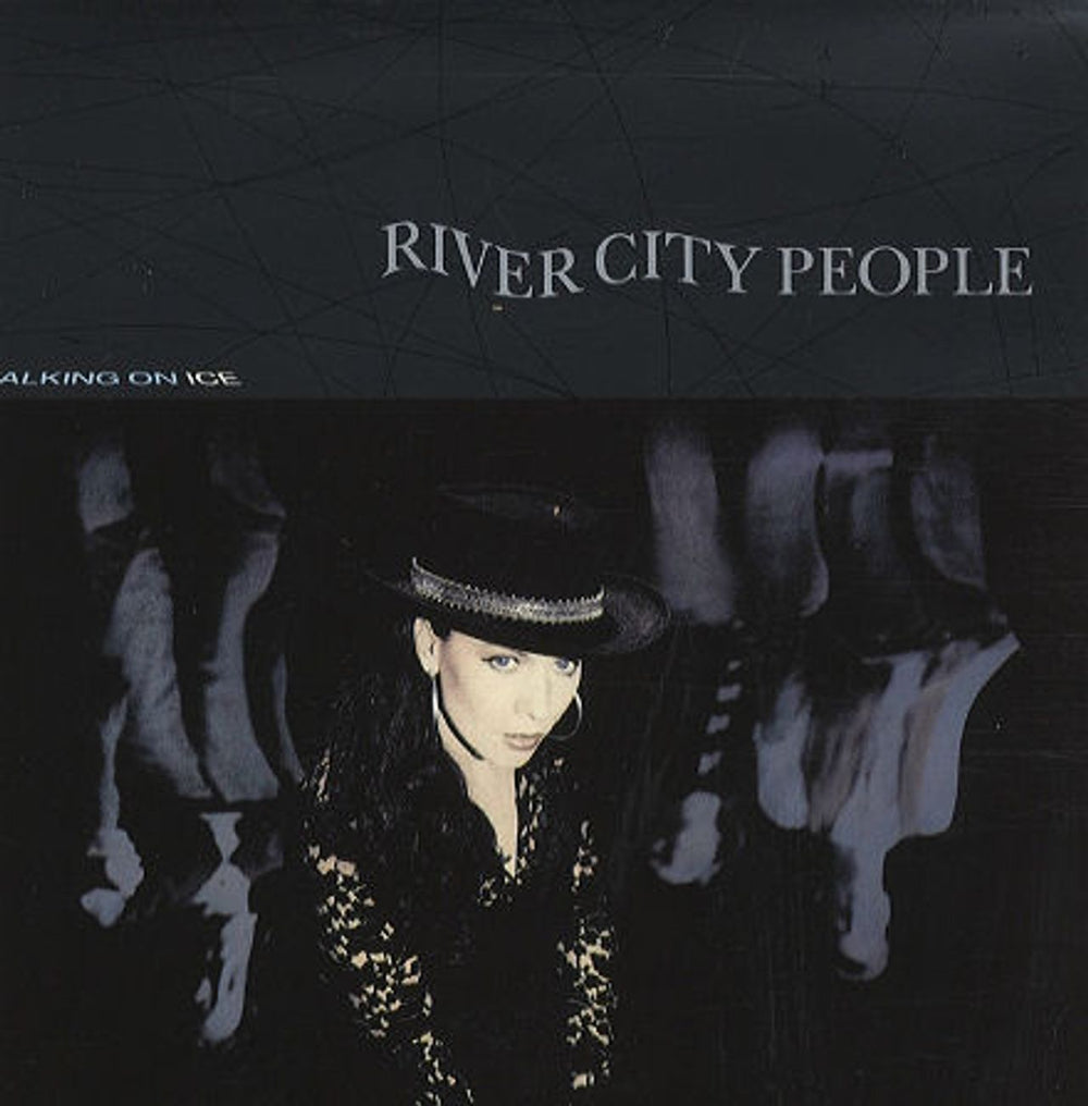 River City People Walking On Ice - Gatefold P/S UK 7" vinyl single (7 inch record / 45) EMG130