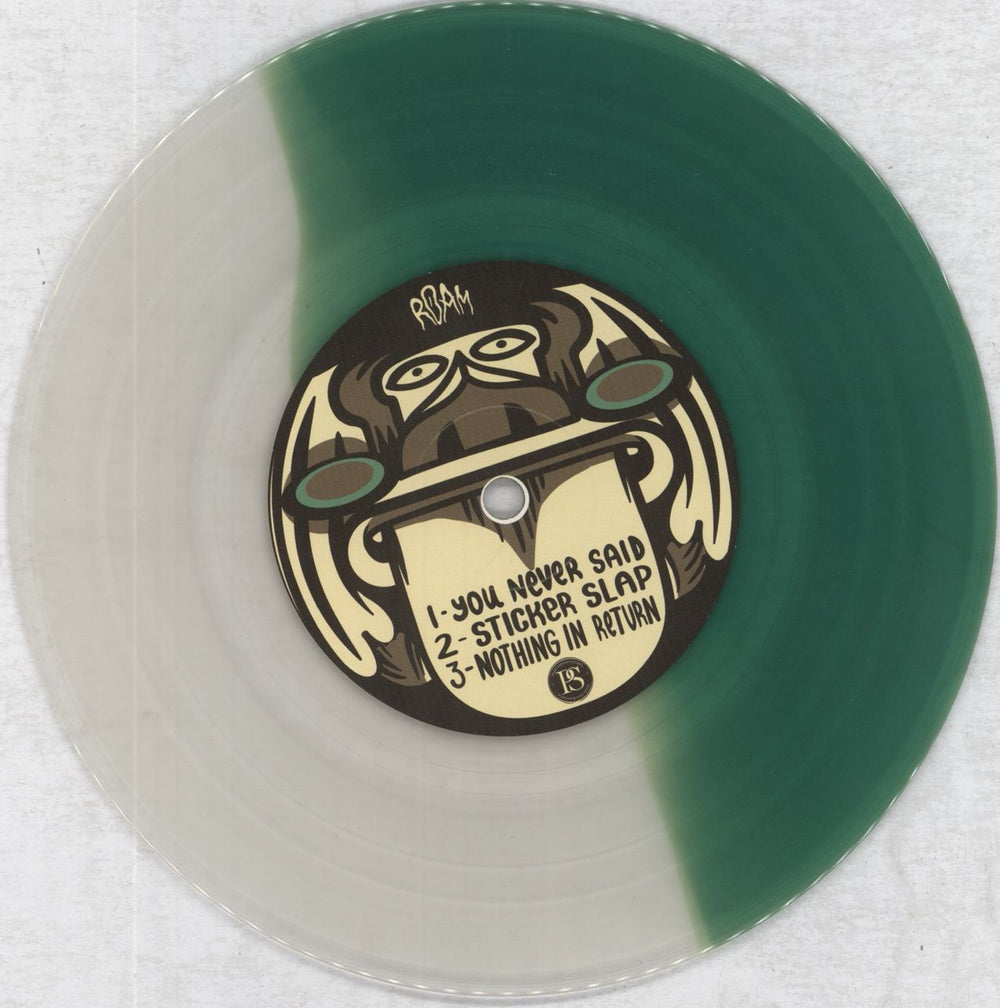 Roam Head Down EP - Clear / Green Vinyl UK 7" vinyl single (7 inch record / 45) YPB07HE822570