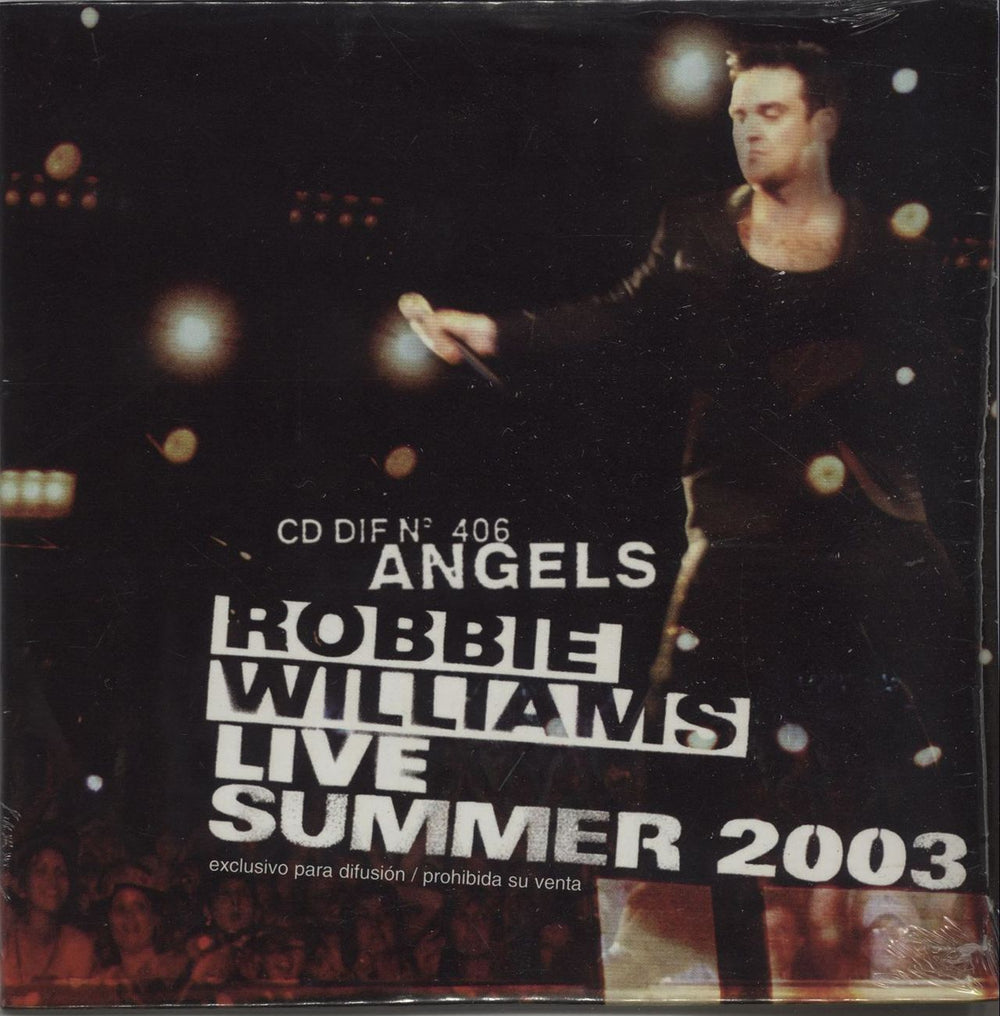 Robbie Williams Angels Argentinean Promo CD single (CD5 / 5") CDDIFNO406