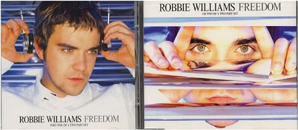 Robbie Williams Freedom UK 2-CD single set (Double CD single) CD/SFREE1