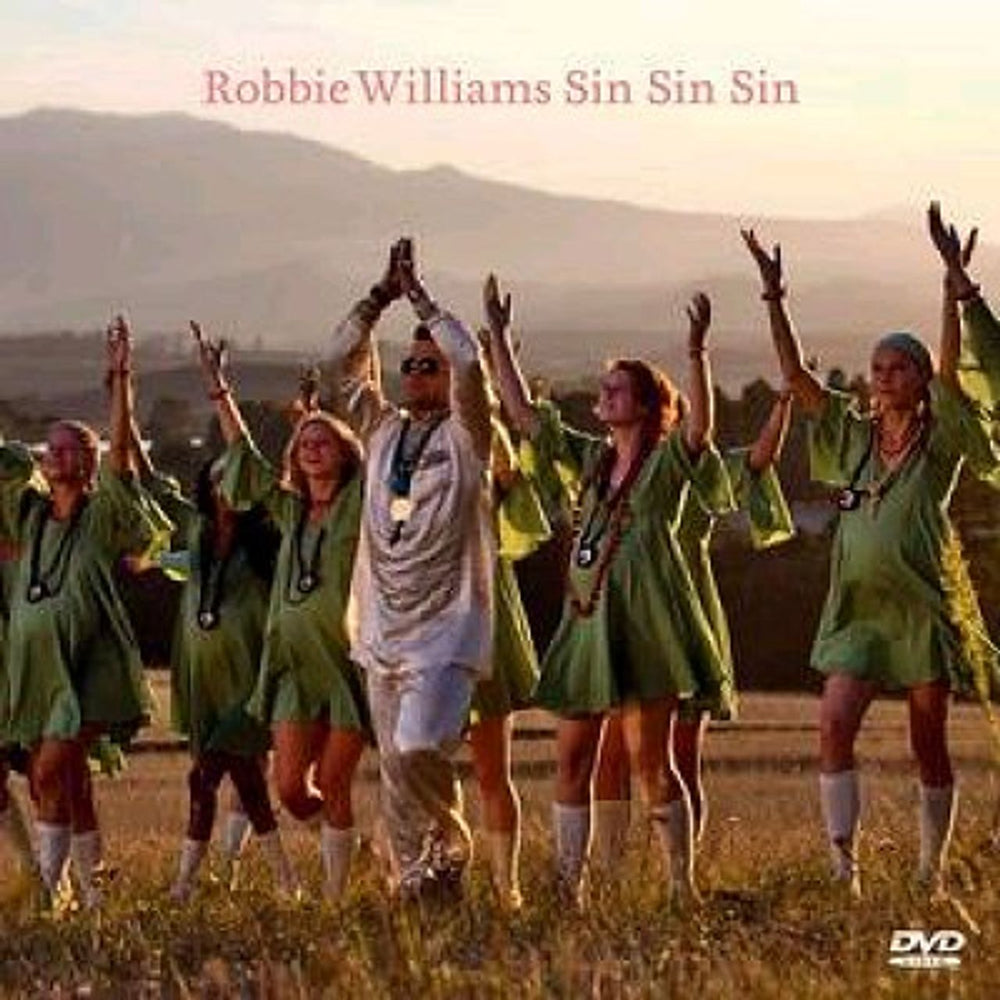 Robbie Williams Sin Sin Sin UK CD/DVD single set RWISDSI359481