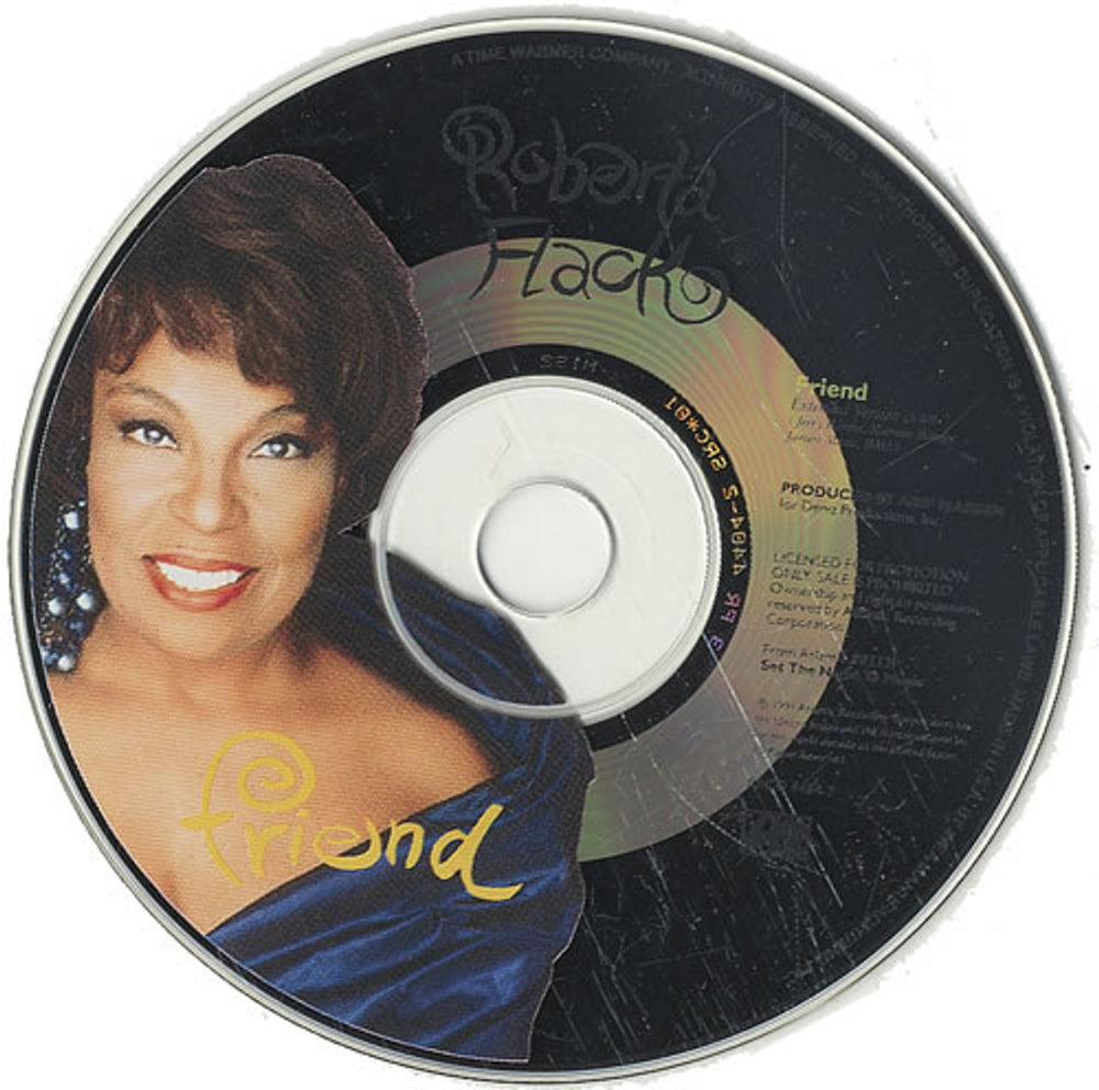 Roberta Flack Friend US Promo CD single (CD5 / 5") PRCD4484-2