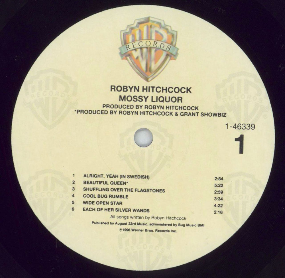 Robyn Hitchcock Mossy Liquor US vinyl LP album (LP record) RHILPMO828503
