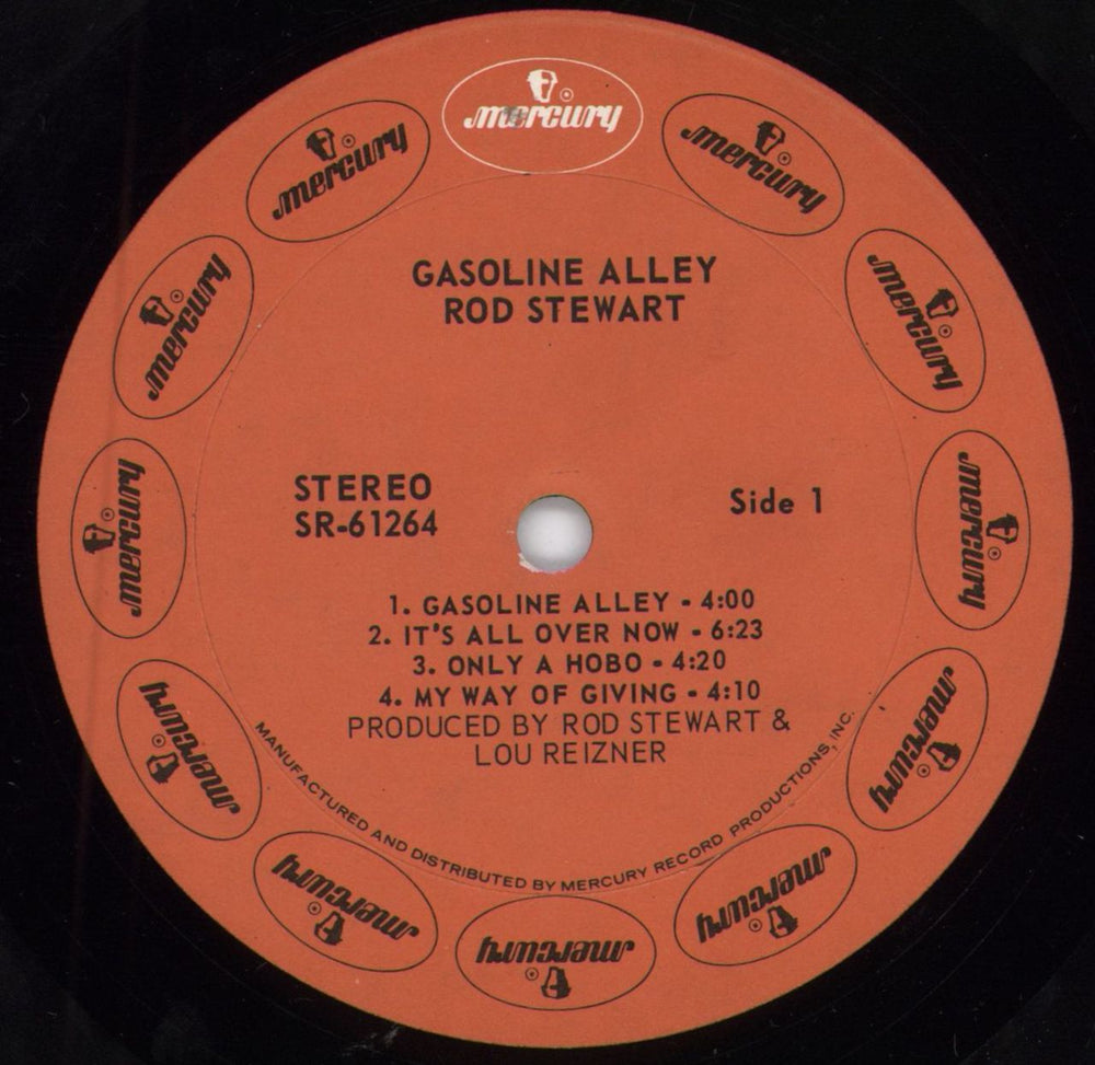 Rod Stewart Gasoline Alley - Ex US vinyl LP album (LP record) RODLPGA784800