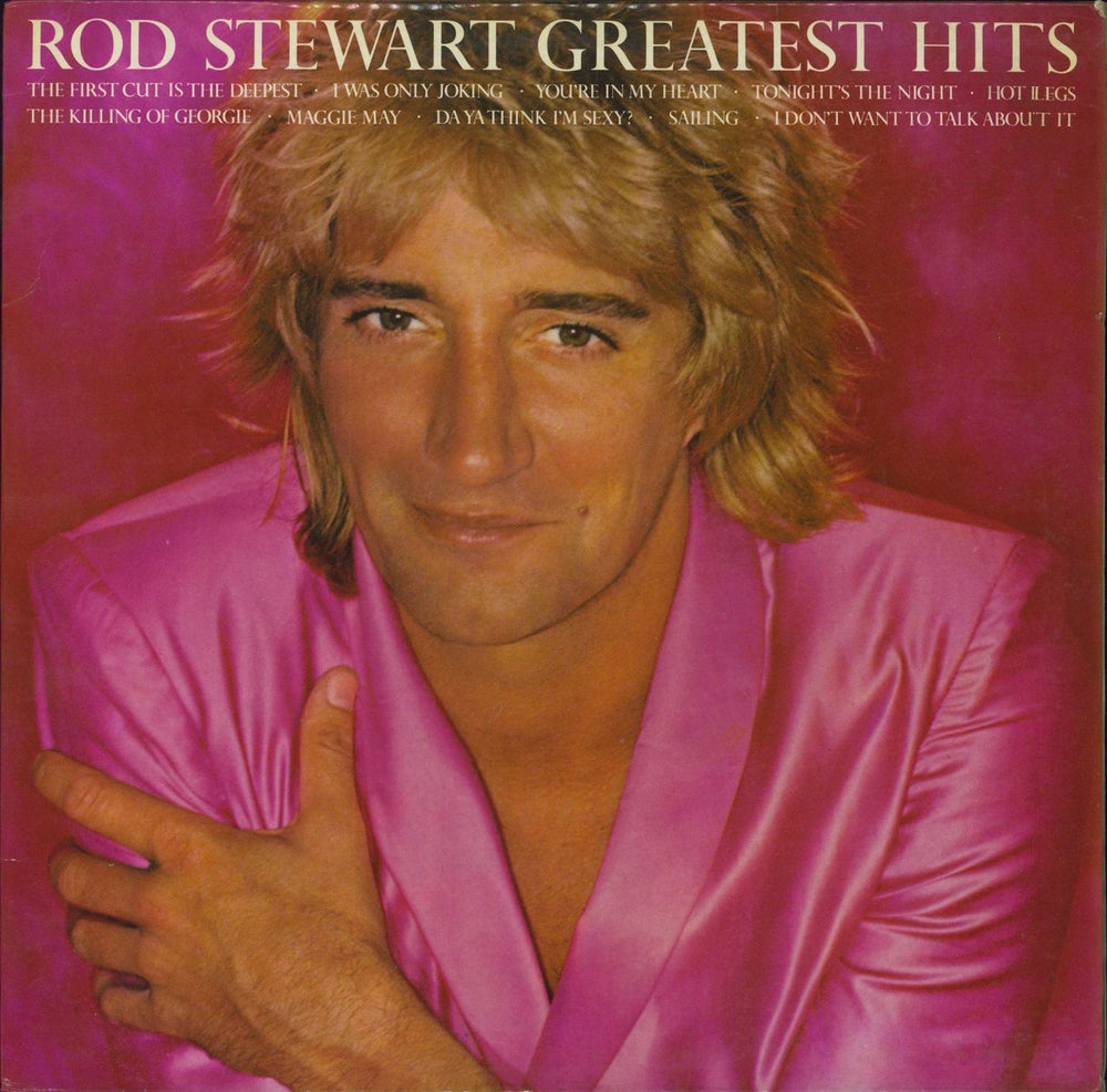 Rod Stewart Greatest Hits US vinyl LP album (LP record) HS3373