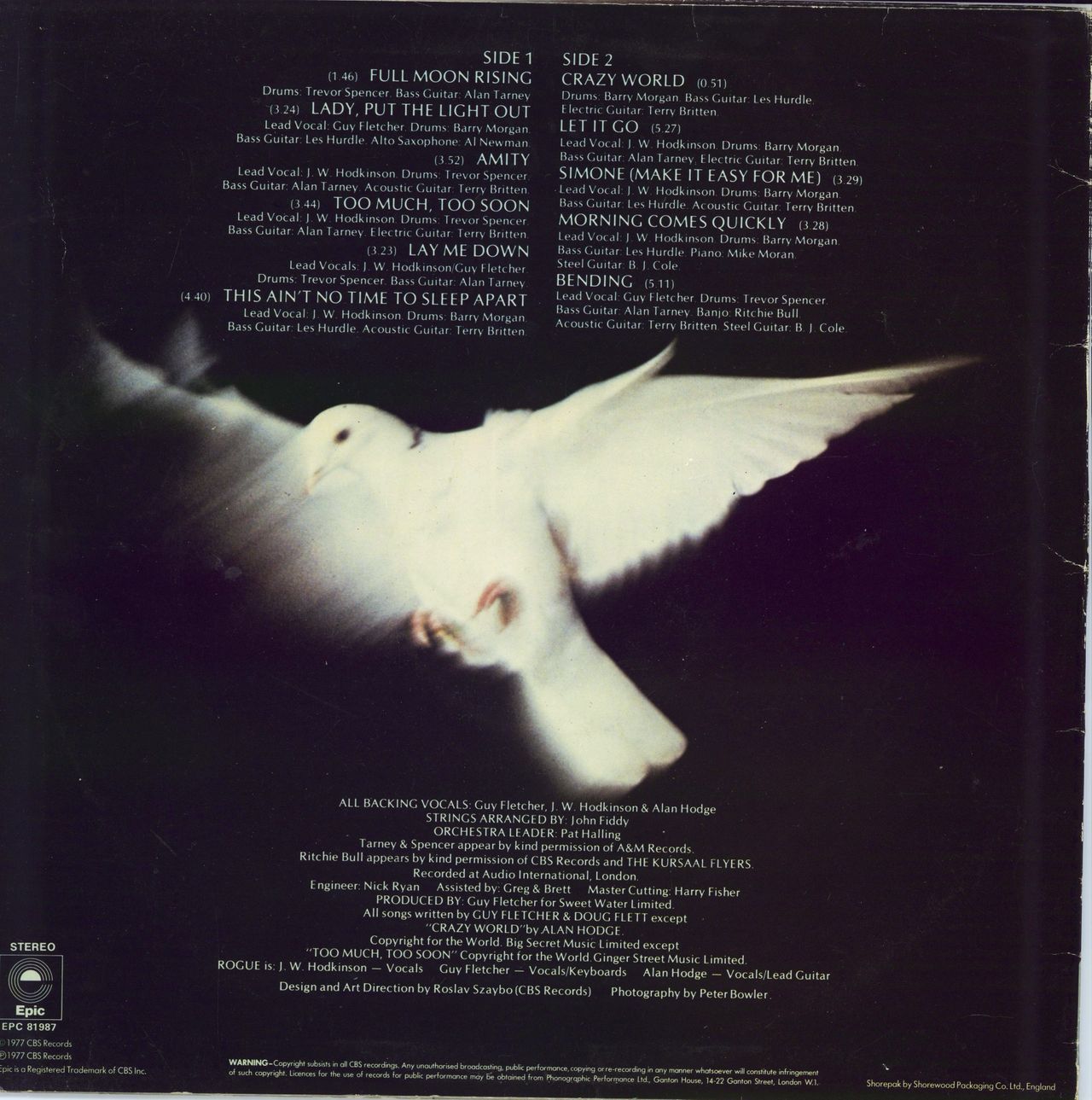 Rogue Let It Go UK vinyl LP album (LP record)