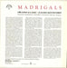 Roland De Lassus Madrigals Czech vinyl LP album (LP record)