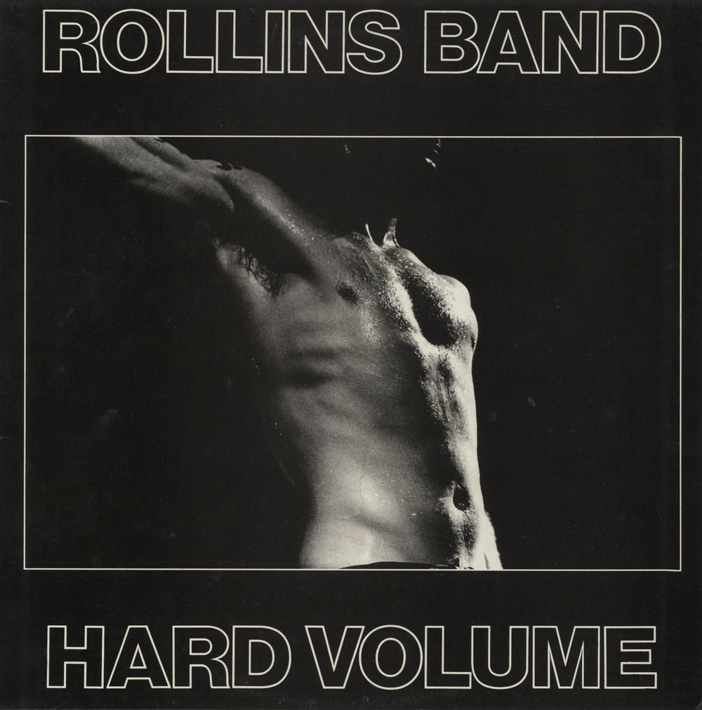 Rollins Band Hard Volume + Lyric Insert UK vinyl LP album (LP record) SERV010