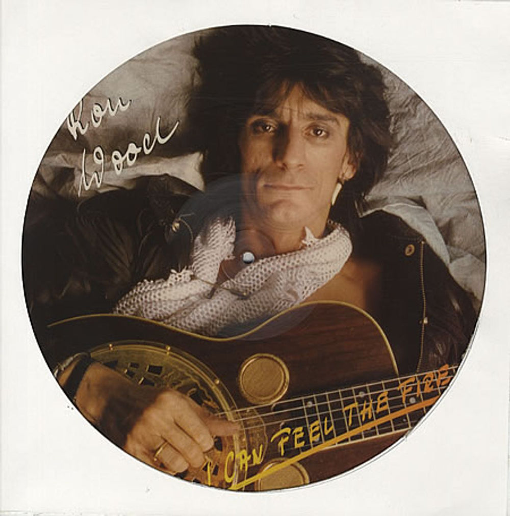 Ronnie Wood I Can Feel The Fire German 12" vinyl picture disc (12 inch picture record) PB12004