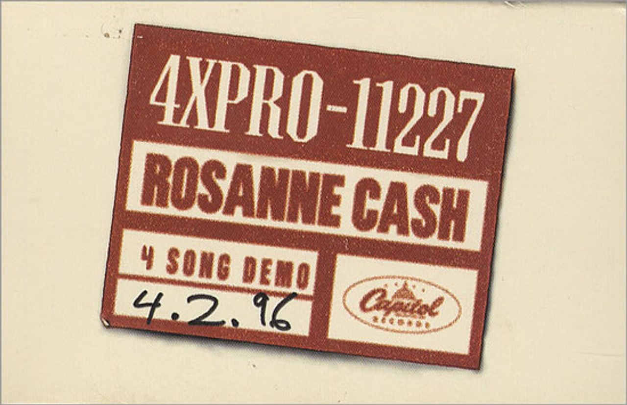 Rosanne Cash 4 Song Demo US Promo cassette single 4XPRO-11227