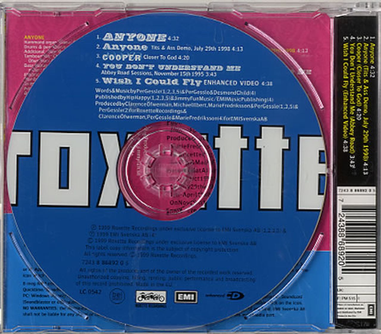 Roxette Anyone Dutch CD single — RareVinyl.com