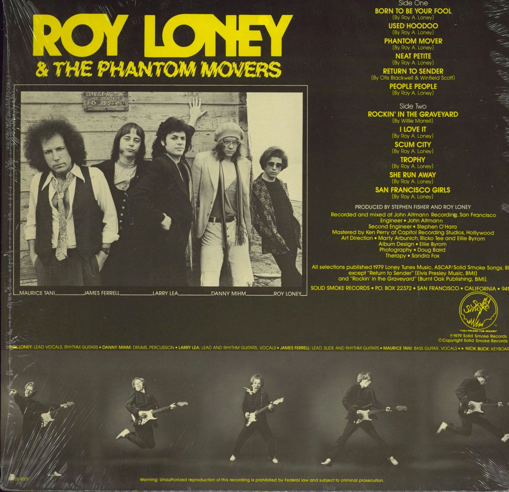 Roy Loney Out Of Dark US vinyl LP album (LP record)