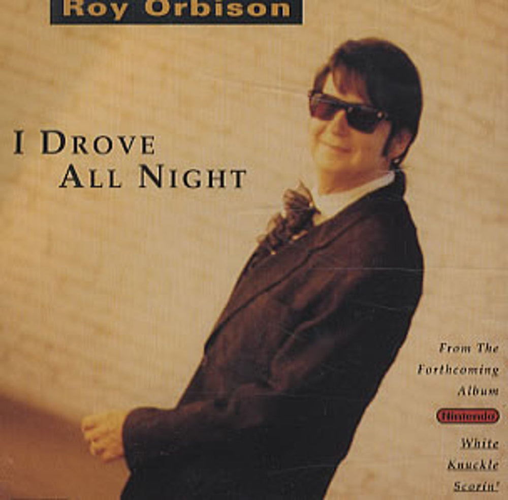 Roy Orbison I Drove All Night US Promo CD single (CD5 / 5") CD452025