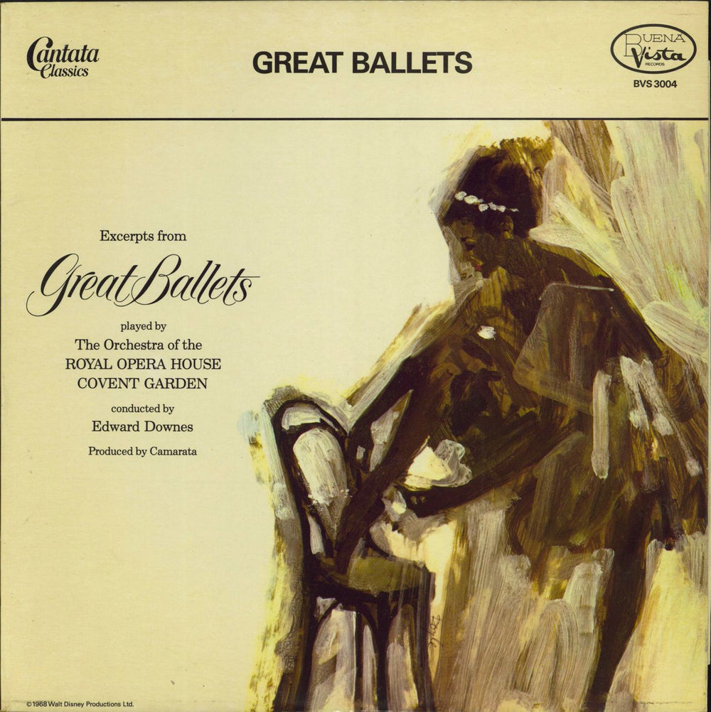 Royal Opera House Orchestra Excerpts From Great Ballets UK vinyl LP album (LP record) BVS3004