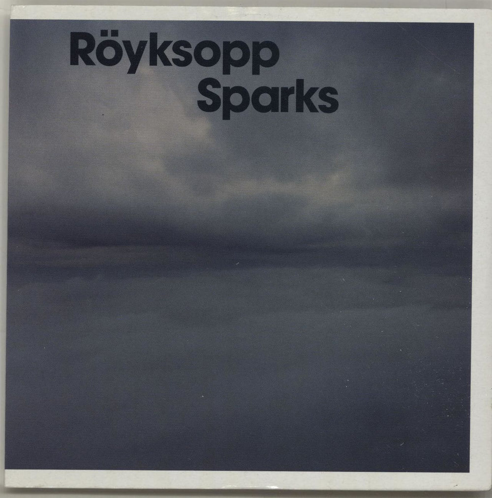 Royksopp Sparks UK Promo CD single (CD5 / 5") WALLT084RAD