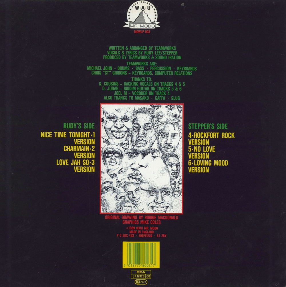 Rudy Lee Rudy Lee & Stepper UK vinyl LP album (LP record) 5018775800317