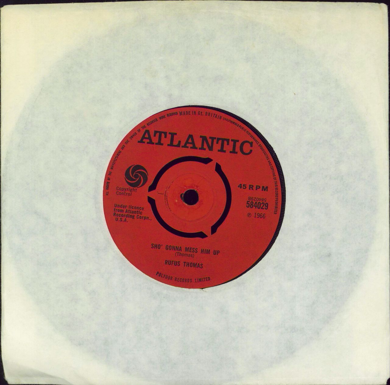 Rufus Thomas Willy Nilly UK 7" vinyl single (7 inch record / 45) 584029
