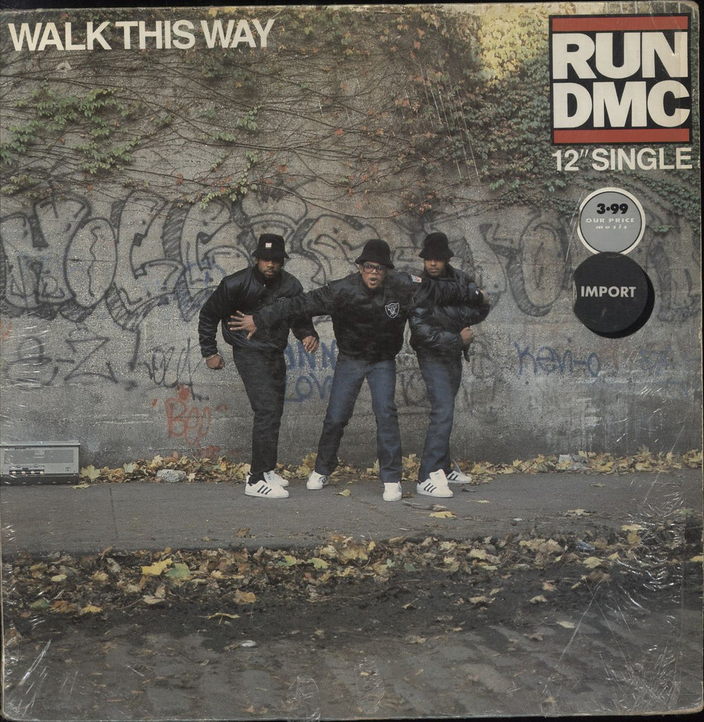 Run DMC Walk This Way Canadian 12" vinyl single (12 inch record / Maxi-single) LDSX229