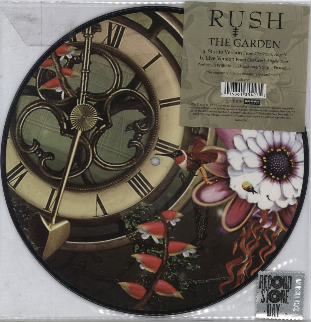 Rush The Garden - RSD BF13 US 10" Vinyl Picture Disc (10 inch Record Single) 1686-135427