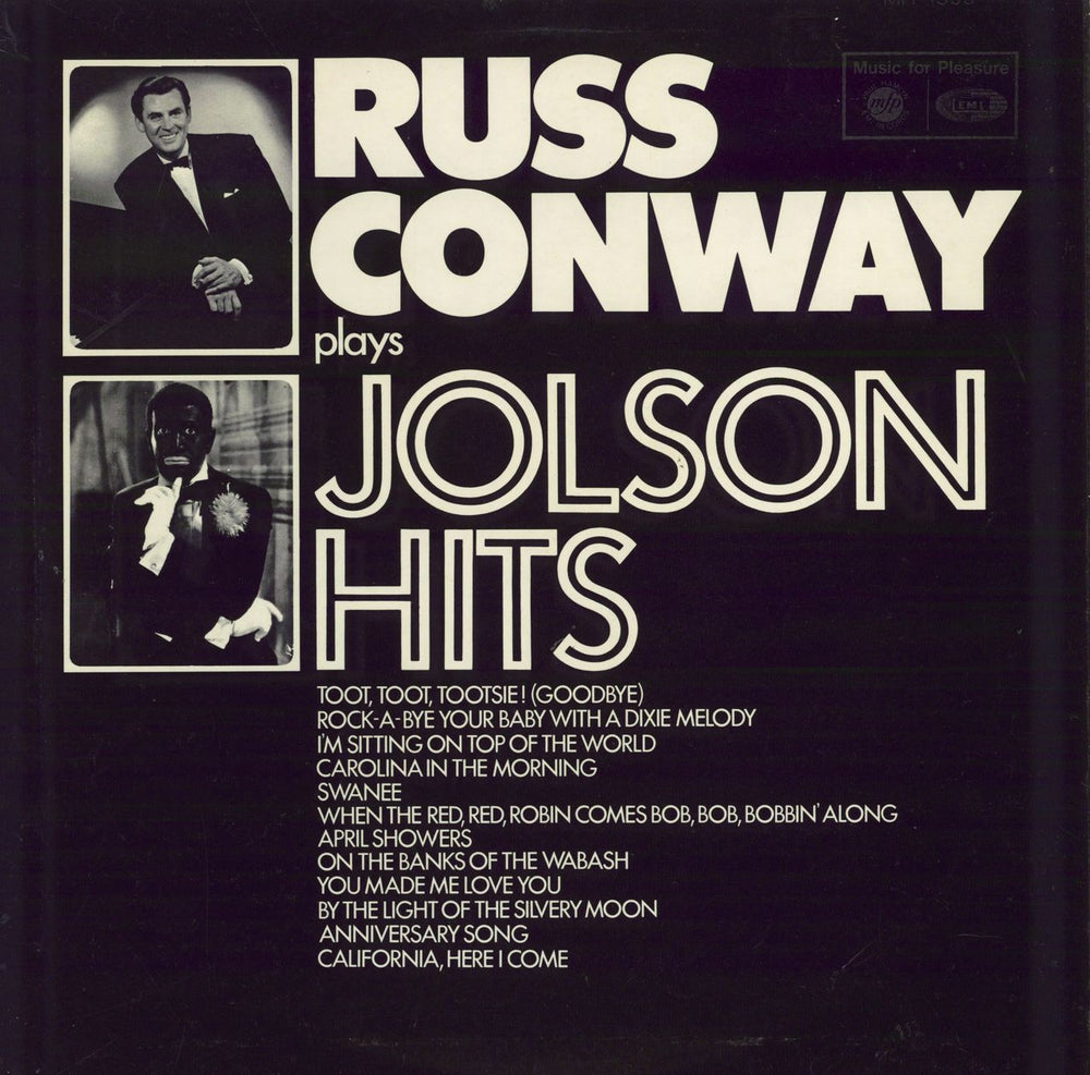 Russ Conway Plays Jolson Hits UK vinyl LP album (LP record) MFP1353