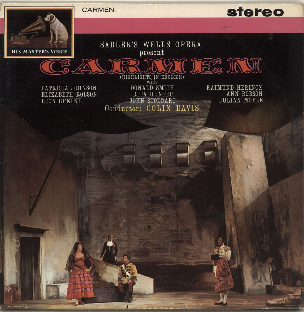Sadler's Wells Theatre Carmen - 1st UK vinyl LP album (LP record) CSD1398
