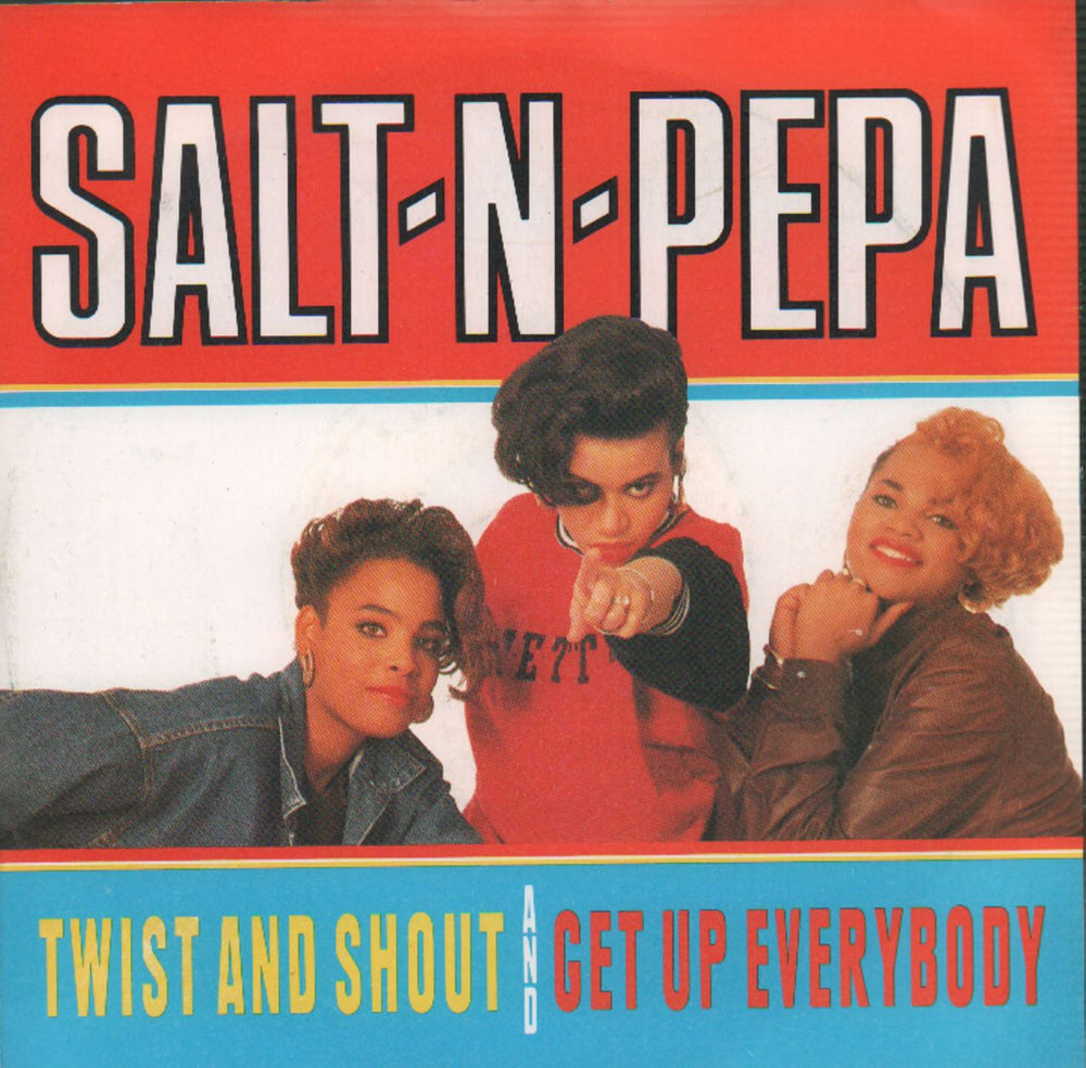 Salt N Pepa Twist And Shout UK 7" vinyl single (7 inch record / 45) FFR16