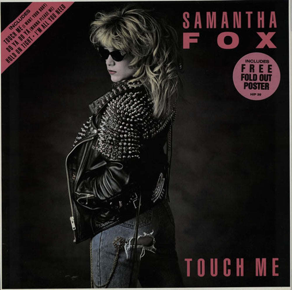 Samantha Fox Touch Me + Poster UK vinyl LP album (LP record) HIP39