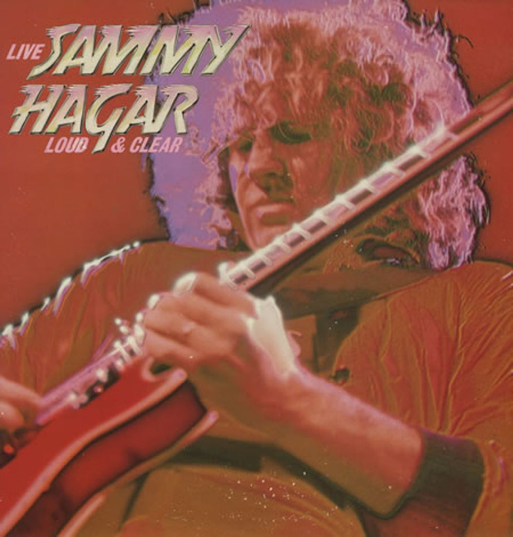 Sammy Hagar Loud & Clear - Red Vinyl UK vinyl LP album (LP record) E-ST25330