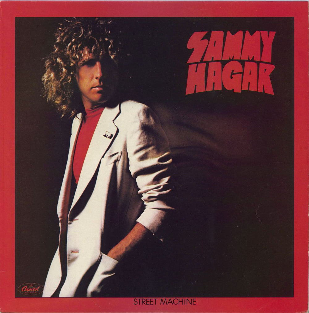 Sammy Hagar Street Machine LP & 7" US vinyl LP album (LP record) E-ST11983