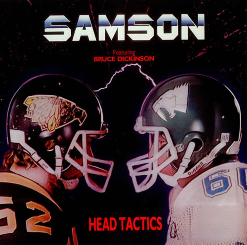 Samson Head Tactics UK vinyl LP album (LP record) EST2006